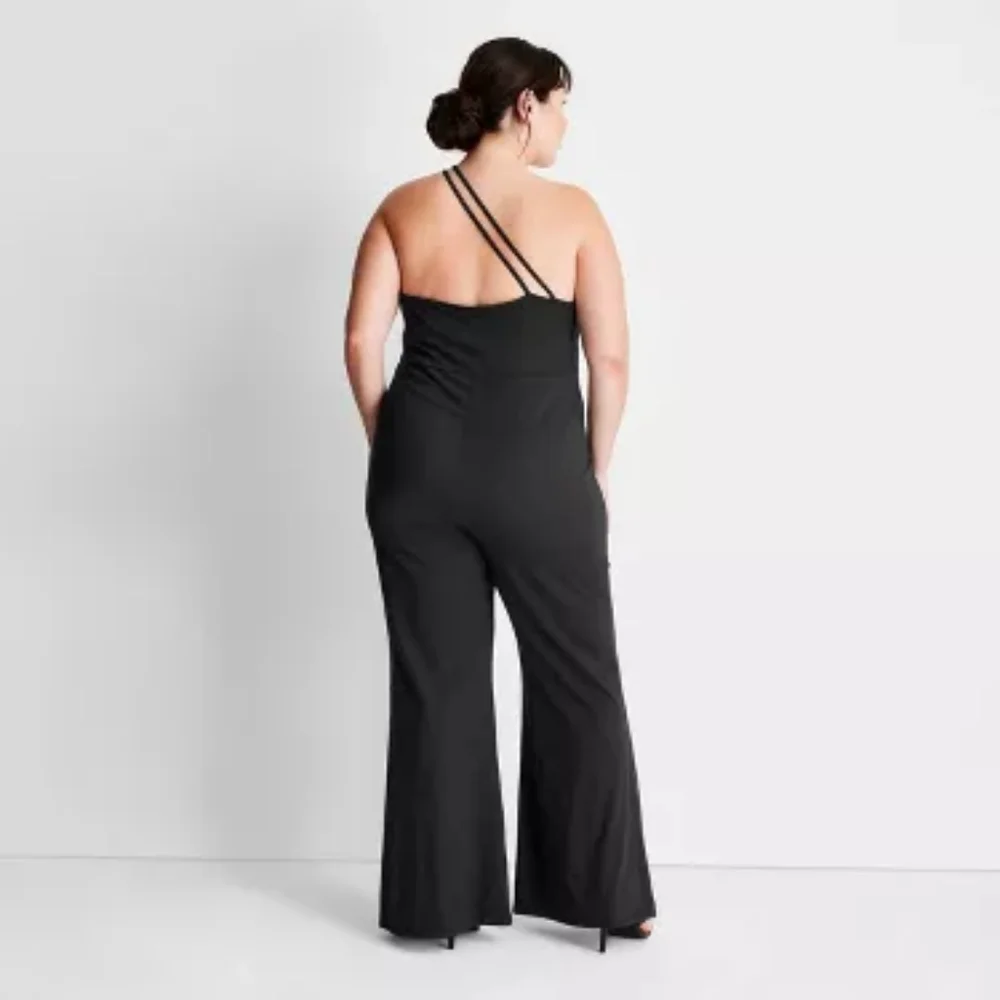 Strappy 1 Shoulder Jumpsuit: Target X Kahlana Barfield Brown 🎊🎊HOST PICK!!!!🎊 - Picture 2 of 3